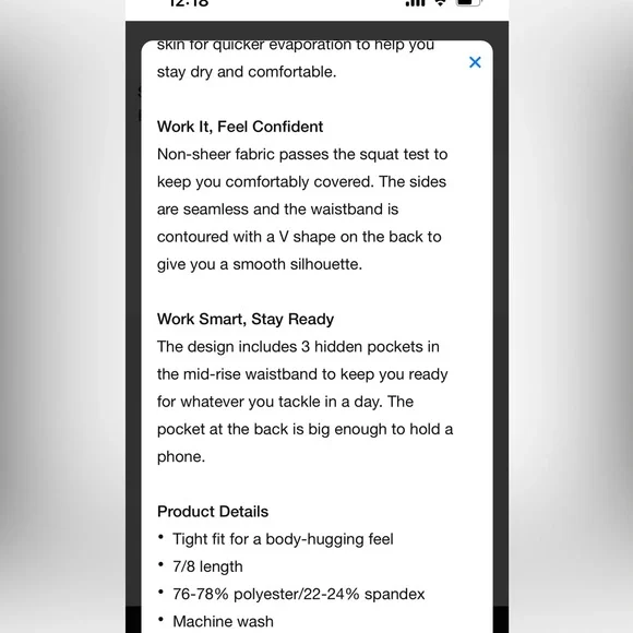 Brand new Nike One Luxe lightweight green leggings. - Picture 6 of 6